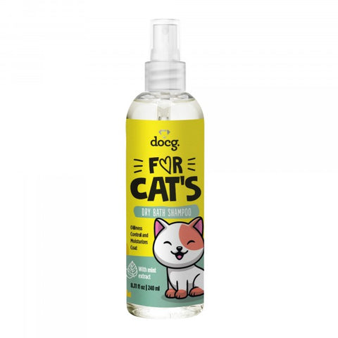 For Cats Dry Bath Shampoo with Mint 240ml