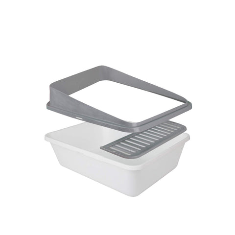 Furkidz Hi Back Cat Litter Box Medium 44 x 34 x 21cm