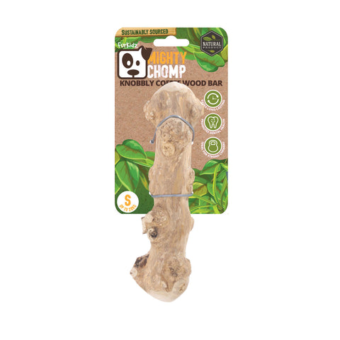 Mighty Chomp Nobbly Coffee Wood Bar Small