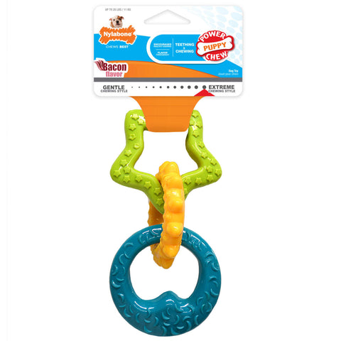 Nylabone Puppy - Teething Rings Regular (Bacon)