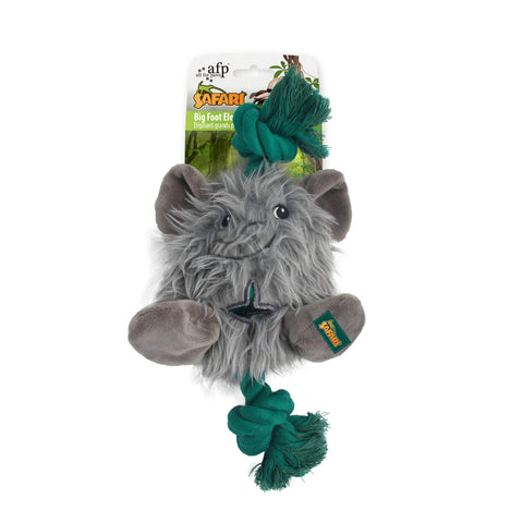 Safari Big Foot Elephant with Rope 31 x 17cm