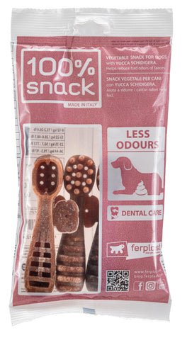 100% Snack Toothbrush Less Odours Medium 3 Pack