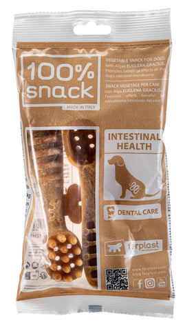 100% Snack Toothbrush Intestinal Health Large 2 Pack