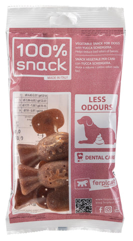 100% Snack Bone Candy Less Odours Small 4 Pack