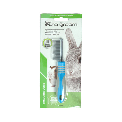 Euro Groom Mini Shedding Comb Small Pets