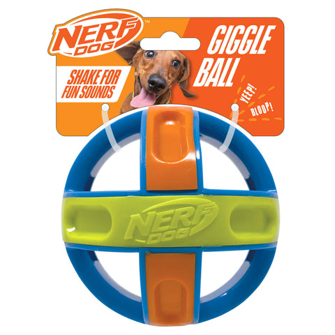 Nerf Large Giggle Ball Blue/Green/Orange 13cm