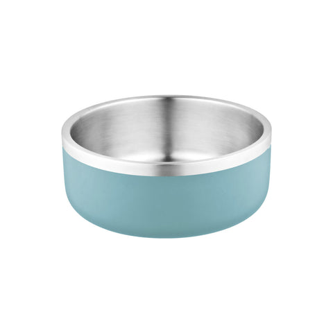 Furkidz Double Wall w/Silver Band Bowl 18cm 1175ml