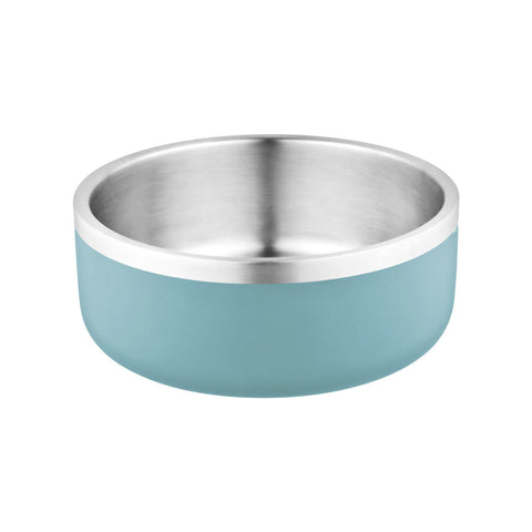 Furkidz Double Wall w/Silver Band Bowl 14cm 850ml