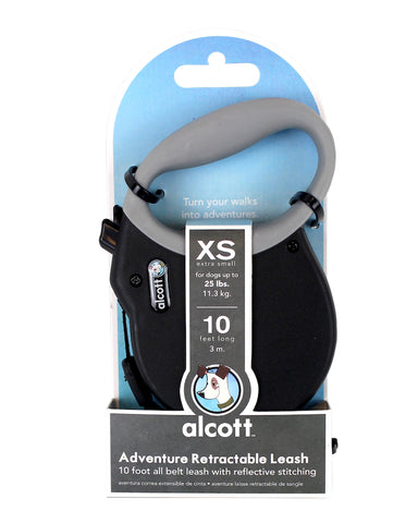Alcott Adventure Retractable Leash Black