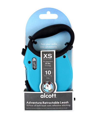 Alcott Adventure Retractable Leash Blue