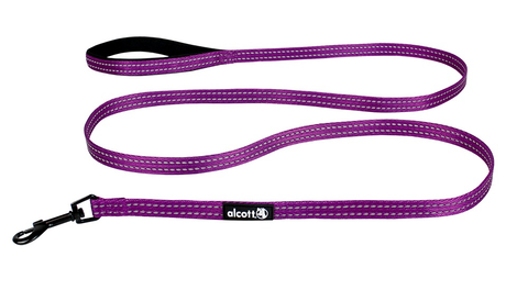 Alcott Adventure Nylon Leash Purple