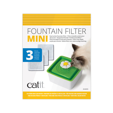 Catit 2.0 Senses Flower Water Fountain Mini Cartridge 3 pack