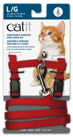 Catit Nylon Cat Adjustable Harness and Lead Large