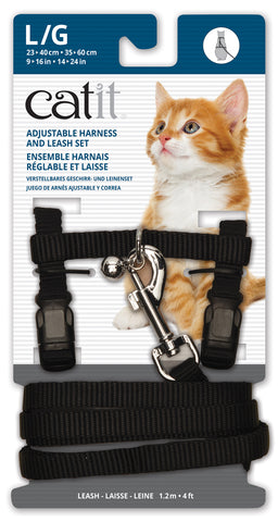 Catit Nylon Cat Adjustable Harness and Lead Large