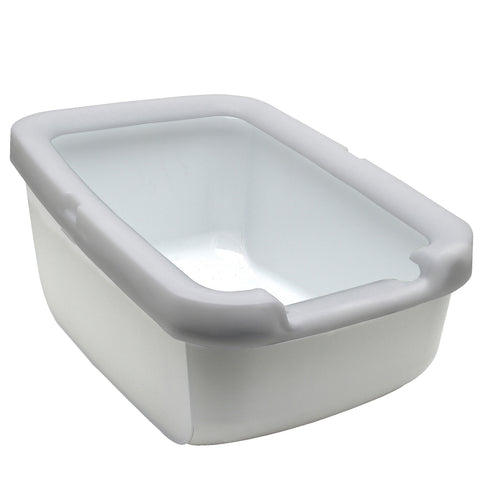 Catit Deep Base Cat Pan with Littershield Rim Grey 57x46x39cm