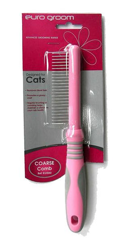 Euro Groom Cat Comb Coarse - 24 Teeth