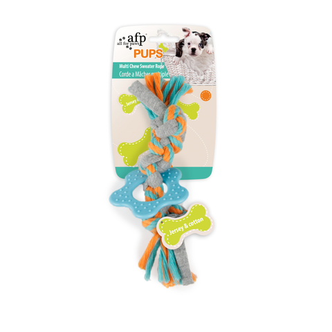 PUPS - Multi Chew Sweater RopeToy