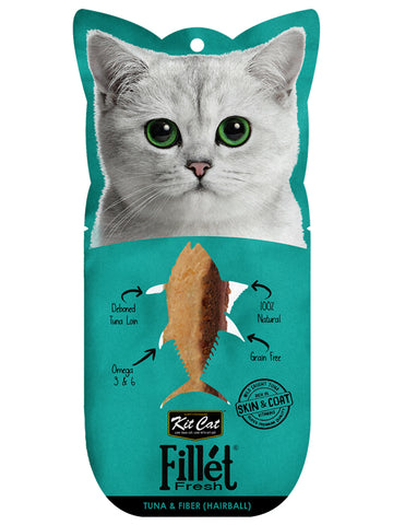Kit Cat Fillet Fresh Tuna & Fiber (Hairball) - 30gm