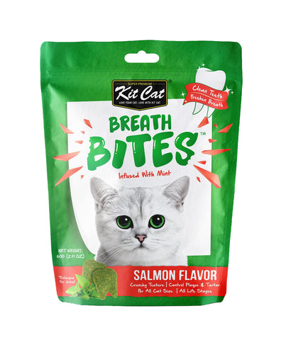 Kit Cat Breath Bites Salmon - 50gm