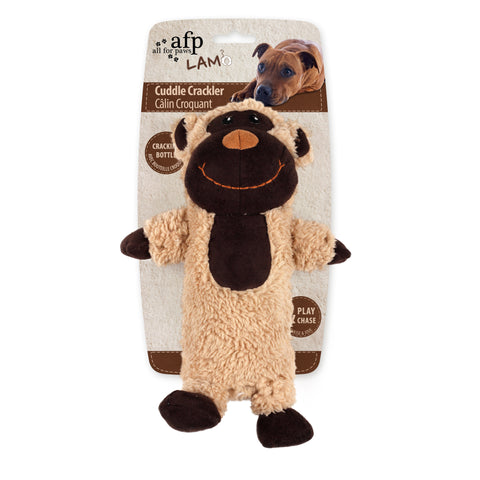 Cuddle Cracklers Monkey Dog Toy 28x19cm