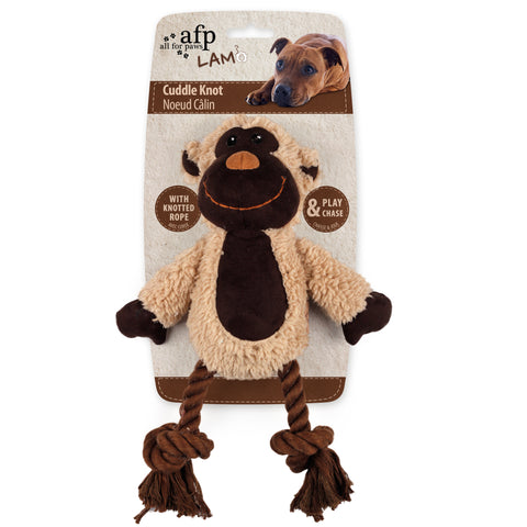 Cuddle Dental Monkey with Rope Dog Toy 31x23cm