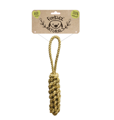Natures Choice Jute Log Toy - 30cm (135-145 gm)