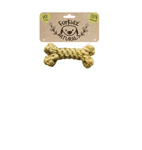Natures Choice Jute Bone Toy - 17cm (110-112 gm)