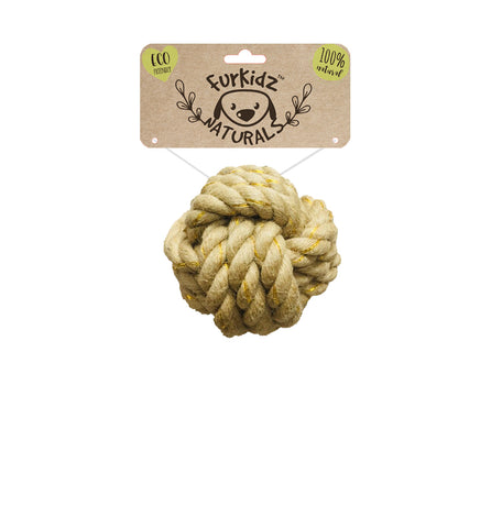 Natures Choice Jute Ball Toy - 7cm (140-150gm)