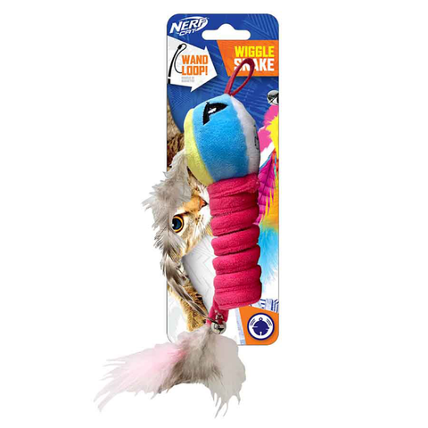 Nerf Cat - UltraPlush Spring Snake  w/Bell  15cm