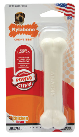 Nylabone Chicken Bone on Card - Wolf