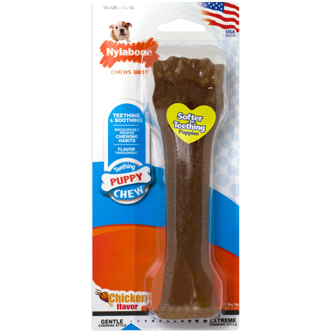 Nylabone Puppy Bone Chicken - Souper