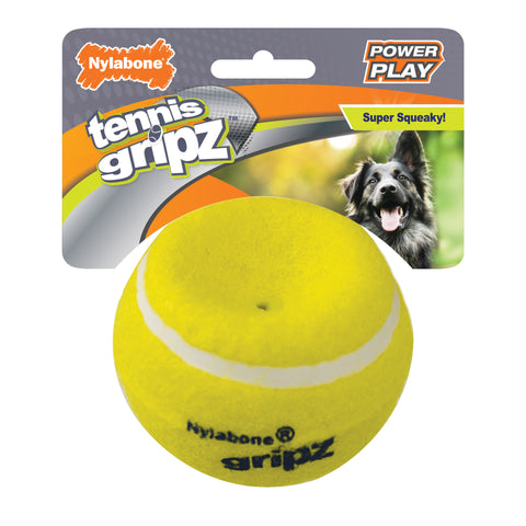 Nylabone Nyla Play - Squeaky Tennis Ball Large (2 Pack)