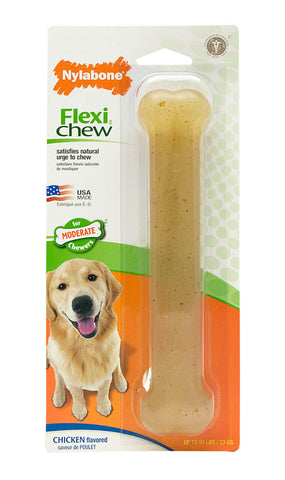 Nylabone FlexiChew Chicken Bone on Card - Giant
