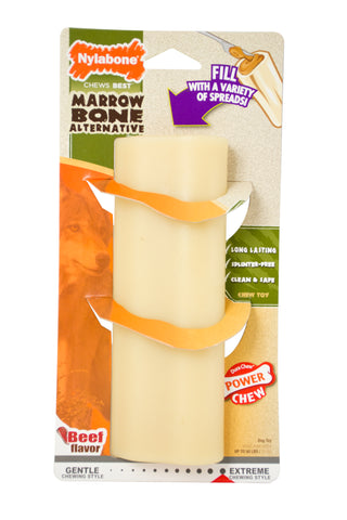 Nylabone Power Chew Marrow Bone Alternative Beef - Giant