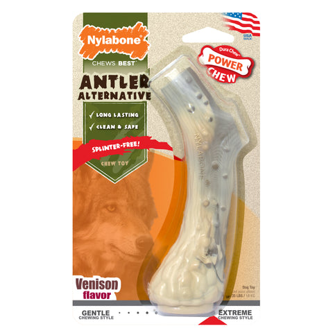 Nylabone Power Chew Antler Alternative Venison - Medium