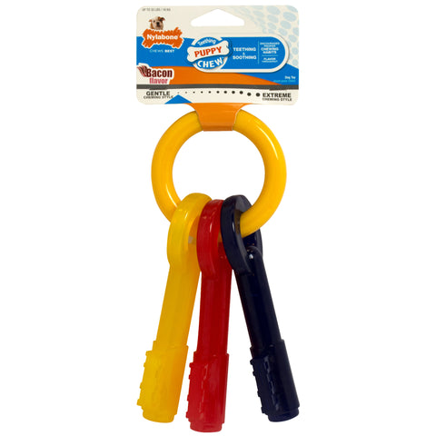 Nylabone Puppy Chew Alternative Keys Bacon - Large