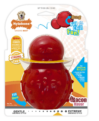 Nylabone Stuffable Cone Bacon - Giant