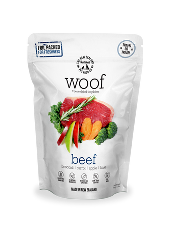 Woof Freeze Dried Dog Food Beef - 50gm