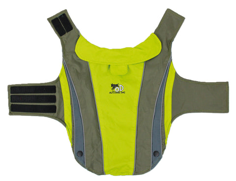 Outdoor All Season Dog Jacket Green - Small