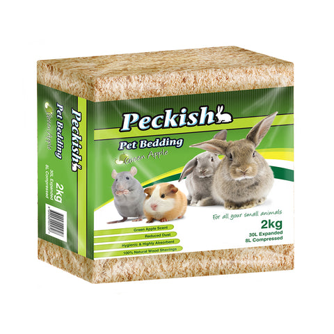 Peckish Wood Shavings 30ltr Green Apple