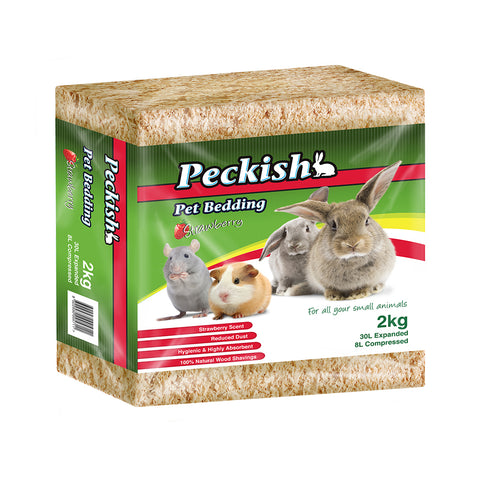 Peckish Wood Shavings 30ltr Strawberry