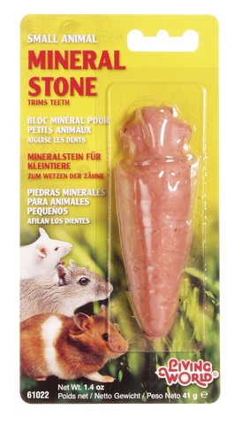 Living World Small Animal Mineral Stone Carrot