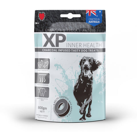 XP Inner Health Charcoal Infused Dog Treat Chicken & Fish 800gm