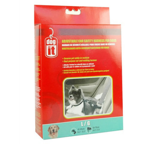 Dogit Nylon Dog Car Safety Harness XLarge Black
