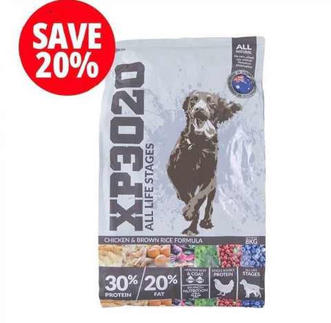 XP3020 Extra Premium Dog Food - 8kg Bag