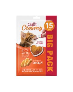Catit Creamy Cat Treats Tasty Chicken 15 x 10gm