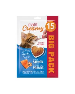 Catit Creamy Cat Treats Atlantic Salmon 15 x 10gm