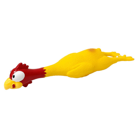 Furkidz Latex Squawking Chicken 43cm