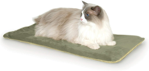 K & H Thermo Kitty Heated Pet Mat Sage 63 x 32cm 6w