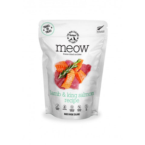 Meow Freeze Dried Cat Food Lamb & Salmon - 50gm